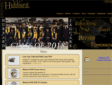 Tablet Screenshot of hubbardisd.com